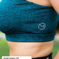 Ultra Soft Active Nursing MomBra - FIXED Pads (Heathered Jade)