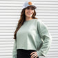 Mama Hood Crop Crewneck Sweatshirt