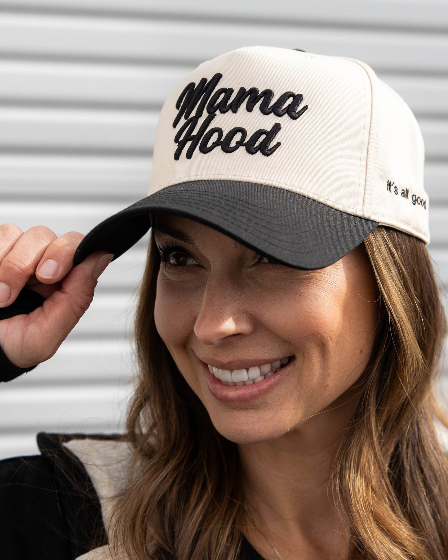 Mama Hood 5 Panel Snapback