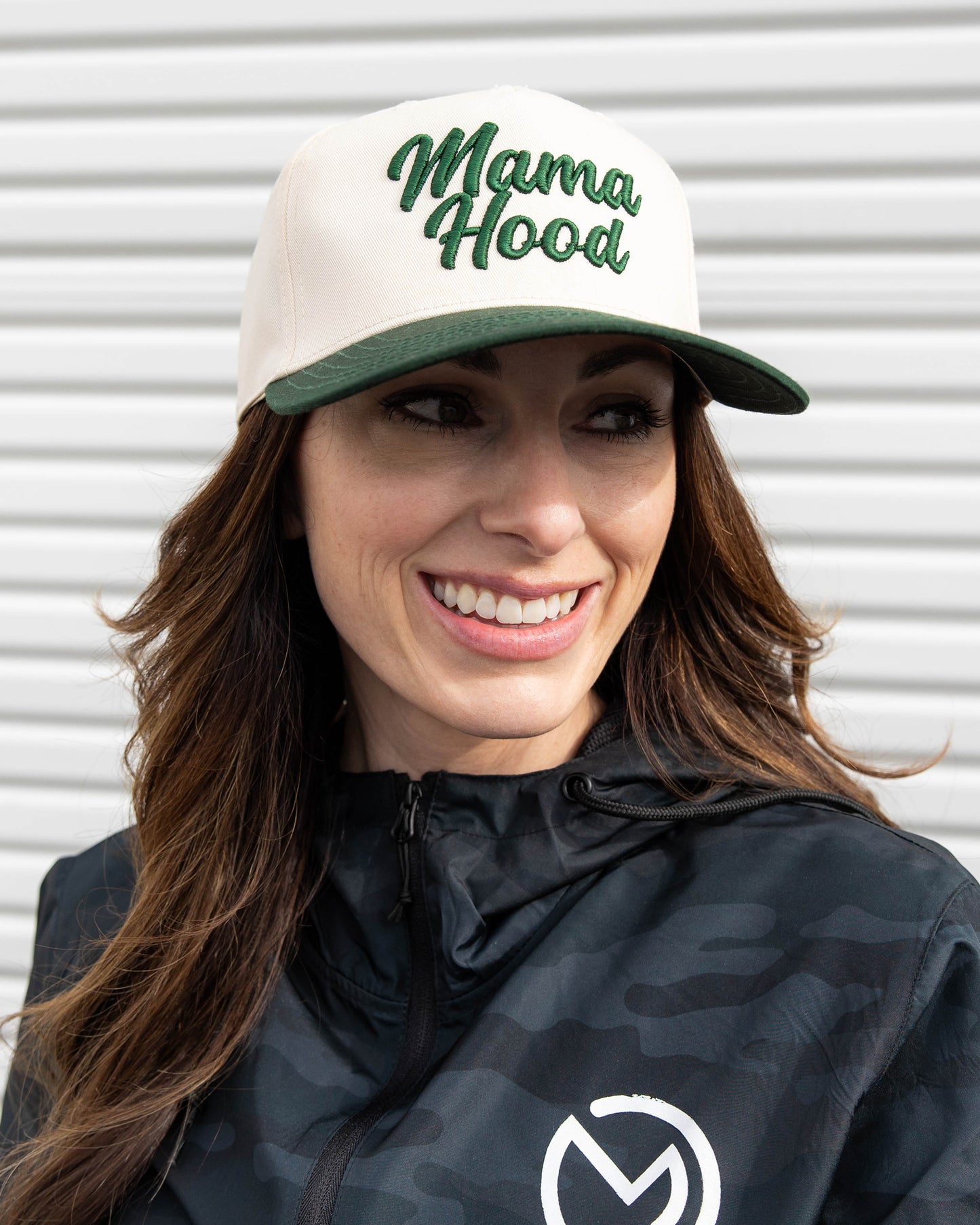 Mama Hood 5 Panel Snapback