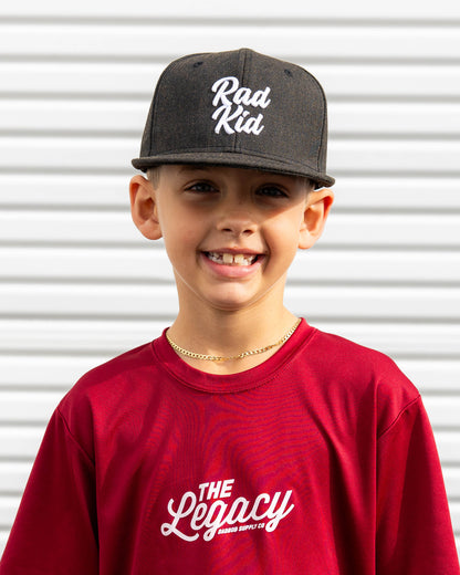 Rad Kid Dark Charcoal Snapback