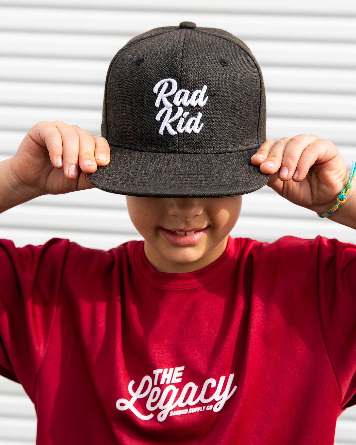 Rad Kid Dark Charcoal Snapback