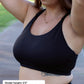 Ultra Comfort Active Nursing Bra (Solid Black)