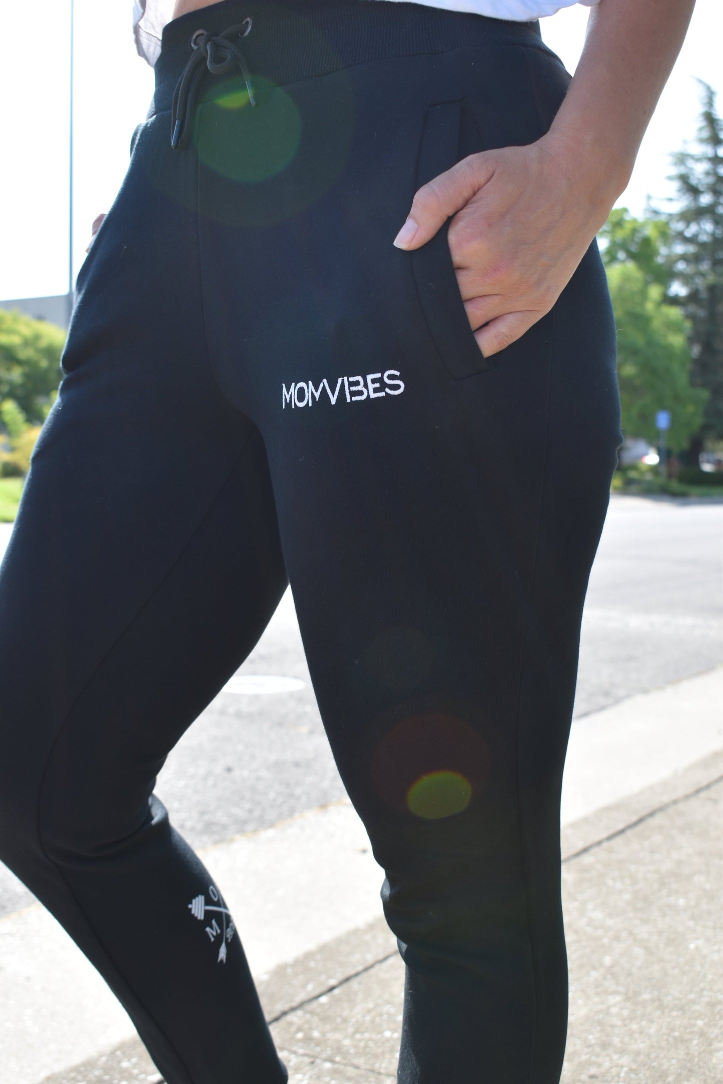 MomVibes Every Day Joggers (BLACK)